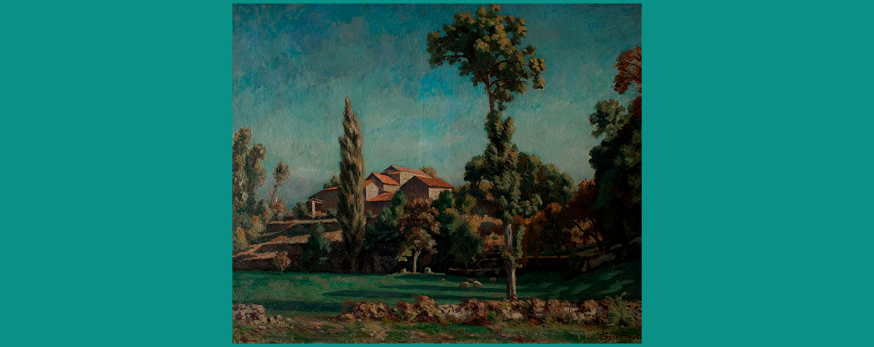 La Fontaine Noire, Roger Fry, Oil on canvas